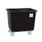 R&B Wire Products Poly Cube Truck, Black, Polyethylene, Steel, 32 in L, 21.75 in W, 26.75 in H 4606BLK - alternate 1